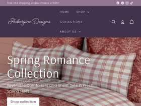 auberginedesigns.com homepage screenshot