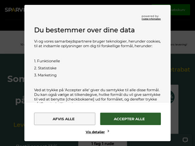 'sparvinduer.dk' screenshot