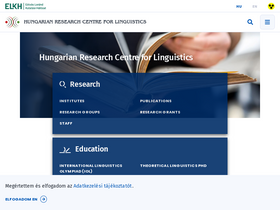 'nytud.hu' screenshot