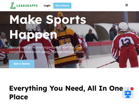 'bigleaguewildcat.leagueapps.com' screenshot