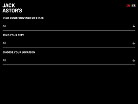 'jackastors.com' screenshot