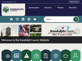 'randolphcountync.gov' screenshot