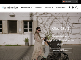 Bumbleride - The Ride Of Your Life homepage screenshot