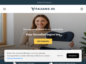 vitalsano.de homepage screenshot