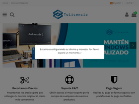 'tulicenciaoriginal.com' screenshot