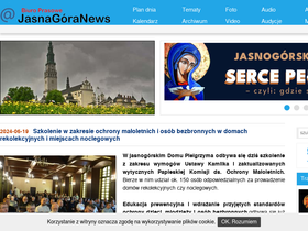 'jasnagora.com' screenshot