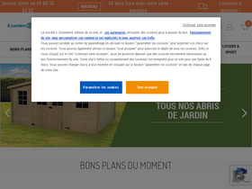 'maisonetloisirs.leclerc' screenshot