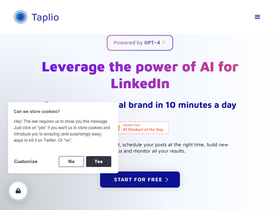 Taplio - Grow your personal brand on LinkedIn