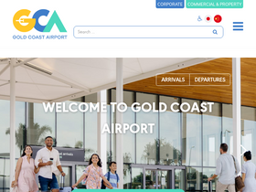 'goldcoastairport.com.au' screenshot
