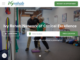 'ivyrehab.com' screenshot