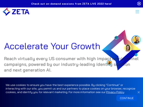 'zetaglobal.com' screenshot