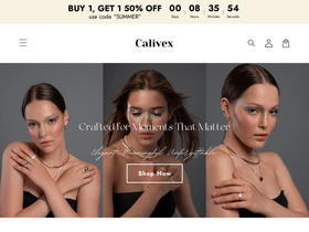 Calivex homepage screenshot