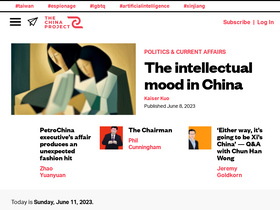 'thechinaproject.com' screenshot