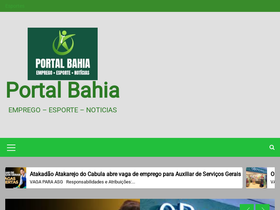 'bahiaemprego.com.br' screenshot