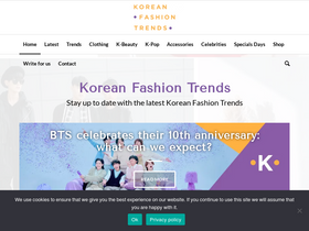 'koreanfashiontrends.com' screenshot