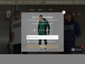 Moda Bandidos homepage screenshot