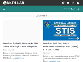 'm4th-lab.net' screenshot