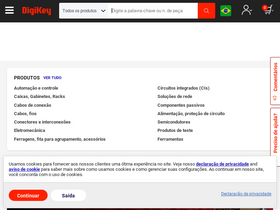 'digikey.com.br' screenshot