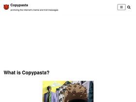 'copypastatext.com' screenshot