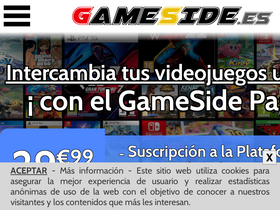 'gameside.es' screenshot