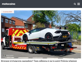'motocaina.pl' screenshot