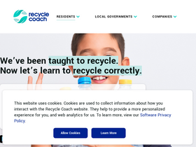 'recyclecoach.com' screenshot