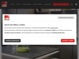 'cucinelube.it' screenshot