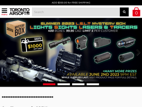 'torontoairsoft.com' screenshot