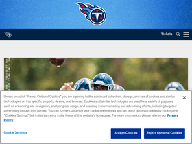 'tennesseetitans.com' screenshot