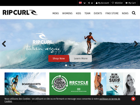 'ripcurl.eu' screenshot