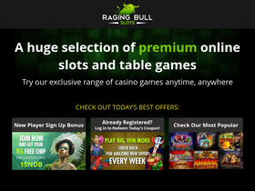 'ragingbullslotscampaign.com' screenshot