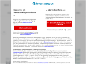 'haemorriden.net' screenshot