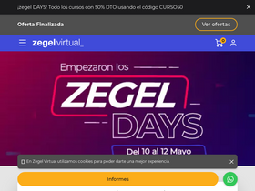 'zegelvirtual.com' screenshot