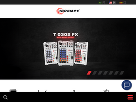 'taramps.com.br' screenshot