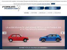 'forum-peugeot.com' screenshot