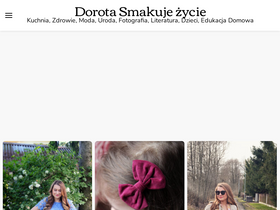 'dorotasmakuje.com' screenshot