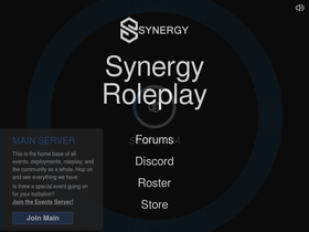 'synergyroleplay.com' screenshot