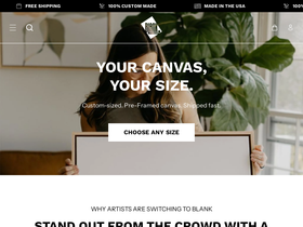 blankinspiration.com homepage screenshot