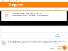 'expekt.se' screenshot