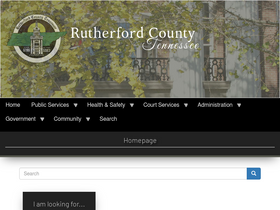 'rutherfordcountytn.gov' screenshot
