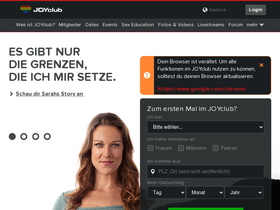 'joyclub.de' screenshot