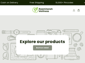 raamitanshwellness.com homepage screenshot