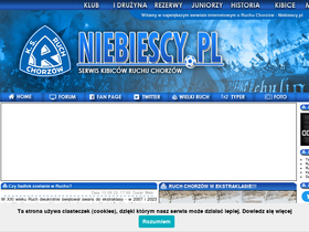 'niebiescy.pl' screenshot