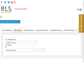 'blsinternational.com' screenshot
