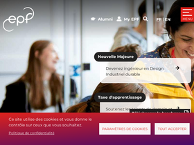 'epf.fr' screenshot