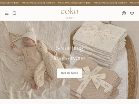 cokobaby.com.au homepage screenshot