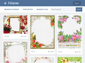 'photoshop-kopona.com' screenshot