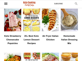 'ketocookingchristian.com' screenshot