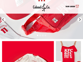 colonelandco.ca homepage screenshot