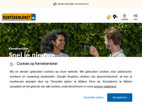 'kentekenloket.nl' screenshot